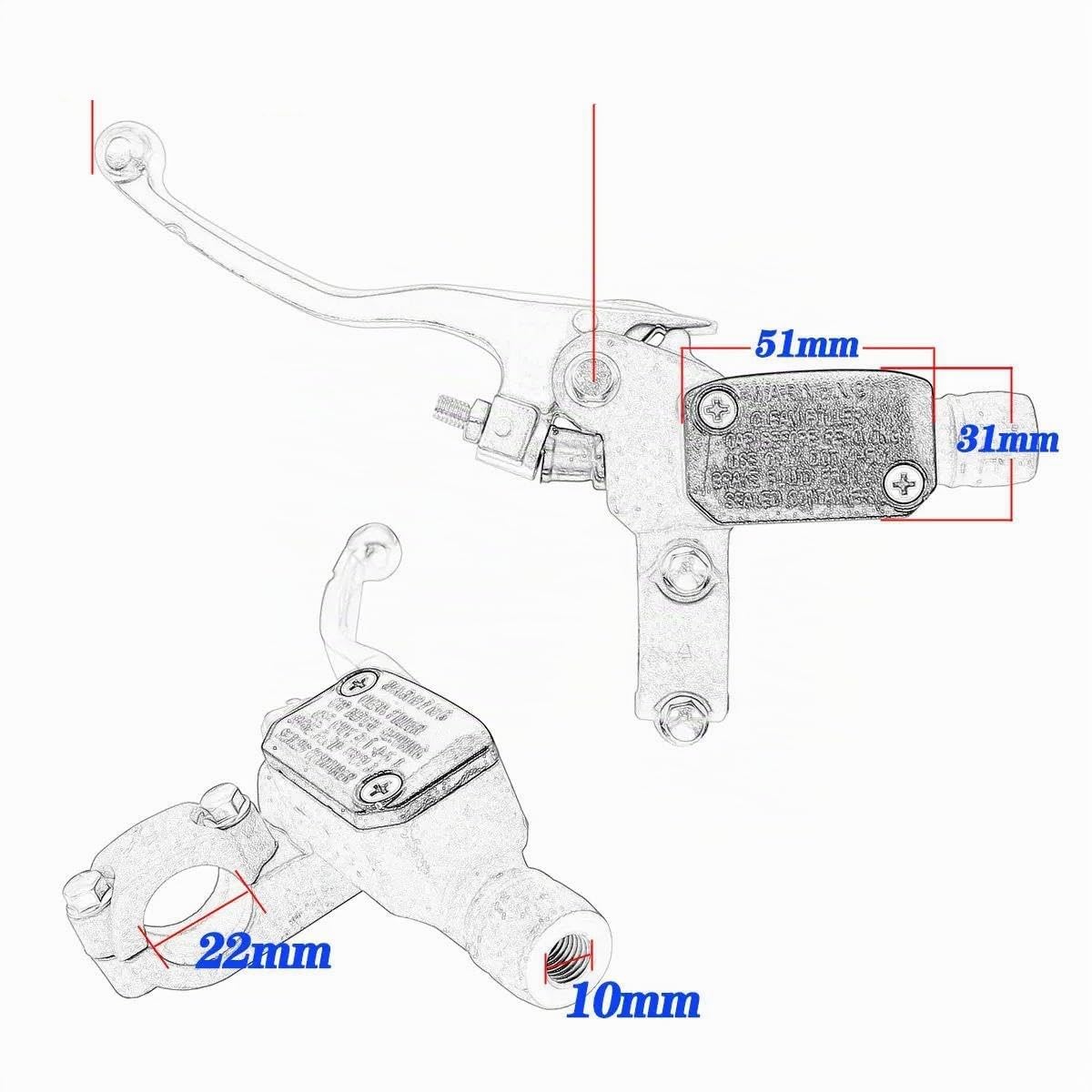 pour K&TM SX XC EXC Husqvarna FE Te 250 300 Leviers De Frein De Moto CNC Universels Levier De Maître-Cylindre d'embrayage Réglable kit Levier d'embrayage et Levier de Frein de Mot