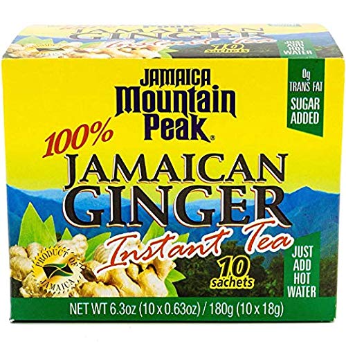 Jamaica Mountain Peak Ginger Instant Tea 10 Sachets (3 pack)