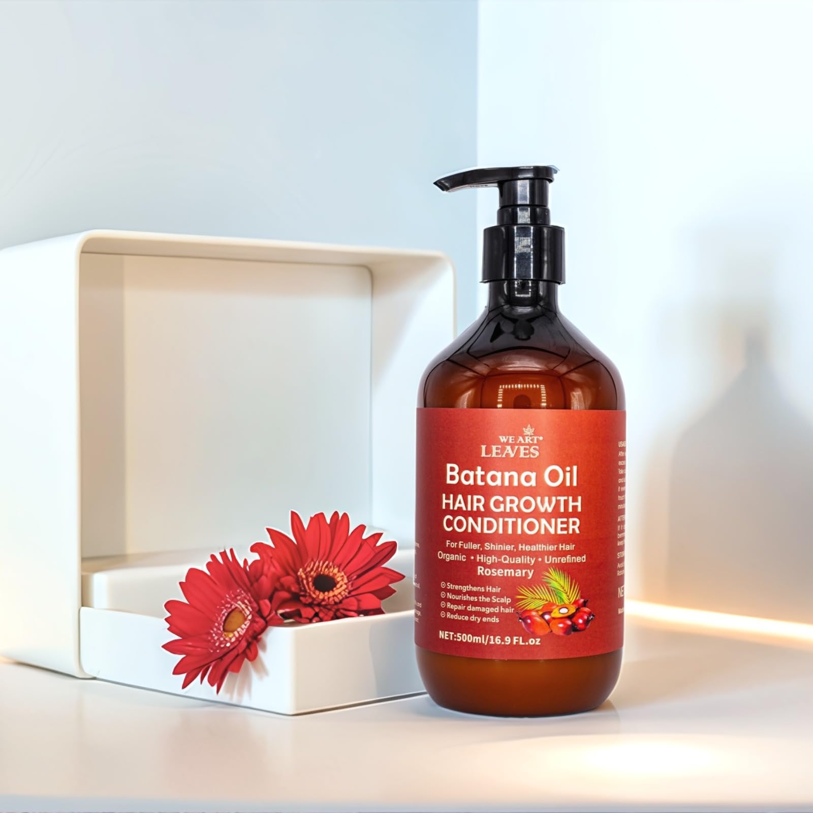 Batana Rosemary Conditioner 500g, Deep Nourishing Hair Treatment with Natural Oils, Strengthens, Hydrates & Repairs - Image 2
