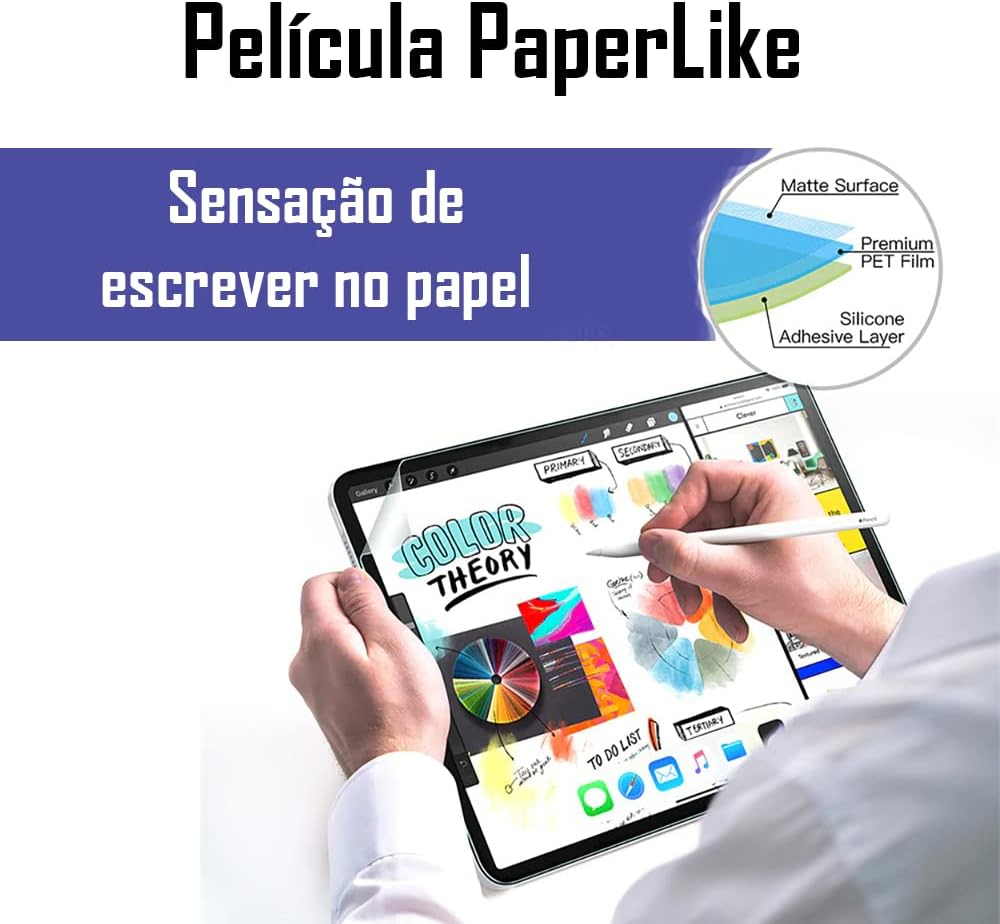 Película de Proteção Fosca Paperlike para iPad Pro 11" - Review Testado 7 dias