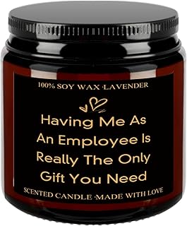Boss Day Gifts for Women Men Scented Candles Bosses Day Gifts for Her Him Boss Woman Cool Appreciation Gift Christmas Scented Candles for Bosses Female Male Ideas Funny Gift for Birthday Farewell