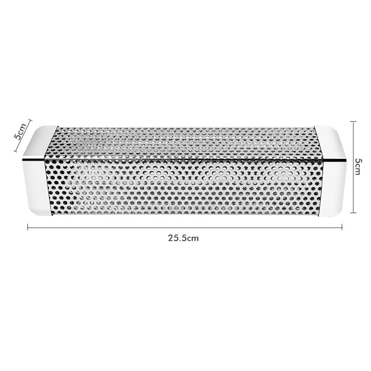 Tubo per affumicatura a pellet 10 pollici acciaio inox per barbecue