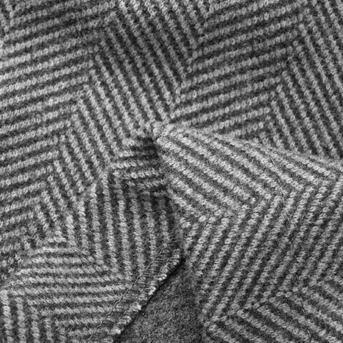 Chic Gray Sleeveless Tweed Blazer for Women - Perfect Office or Casual Layer, Large Size - Image 4