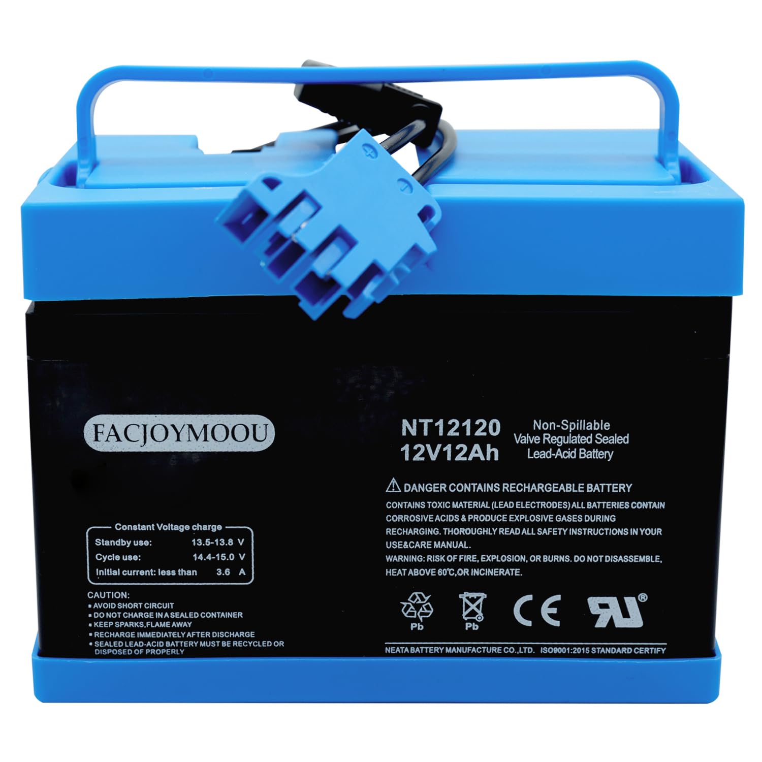 12 Volt 12AH Battery for Peg Perego Tractor John Deere Gator XUV Polaris RZR 900 Polaris Slingshot Gaucho Rock'in 12V Replacement Battery for Ground Loader New Holland T8 Tractor Kids Ride On Car Toys