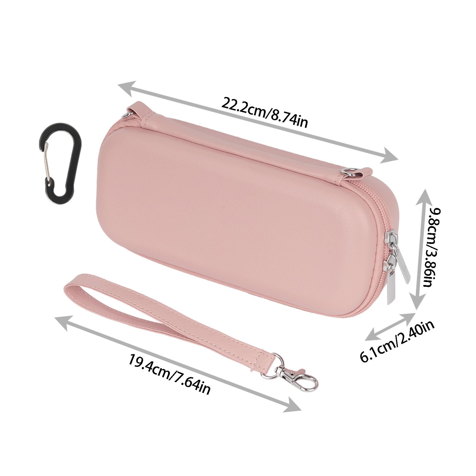 Générique Organisateur d ' Accessoires pour Appareil Photo pour Poche Étui Rigide 4P avec Poche en Filet pour Piles, Cartes et câbles Rangement pour Appareil Photo Organisateur Portable de Transport