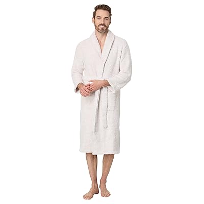 Barefoot Dreams CozyChic(r) Adult Robe Pajama He Stone White