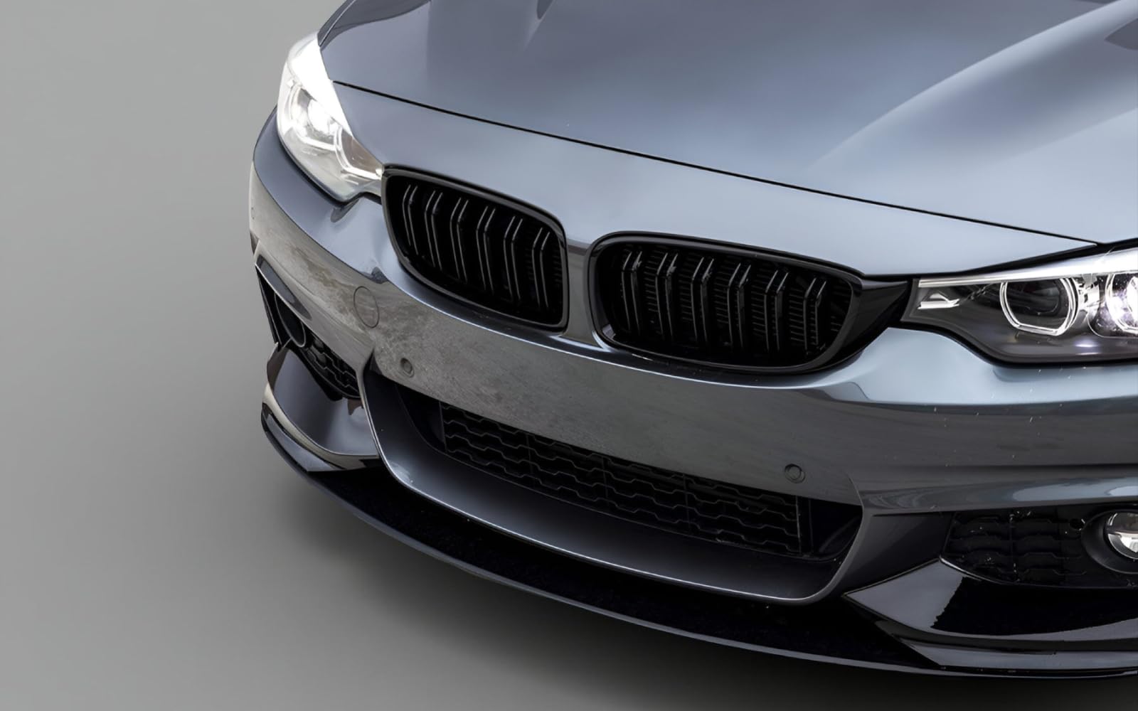 MpTuned BMW F32 F33 F36 Frontstoßstangenspoilerlippe Schwarz glänzend für BMW 4er 2014–2019 428i 430i 425d 430d 435i 440i 435d 440d