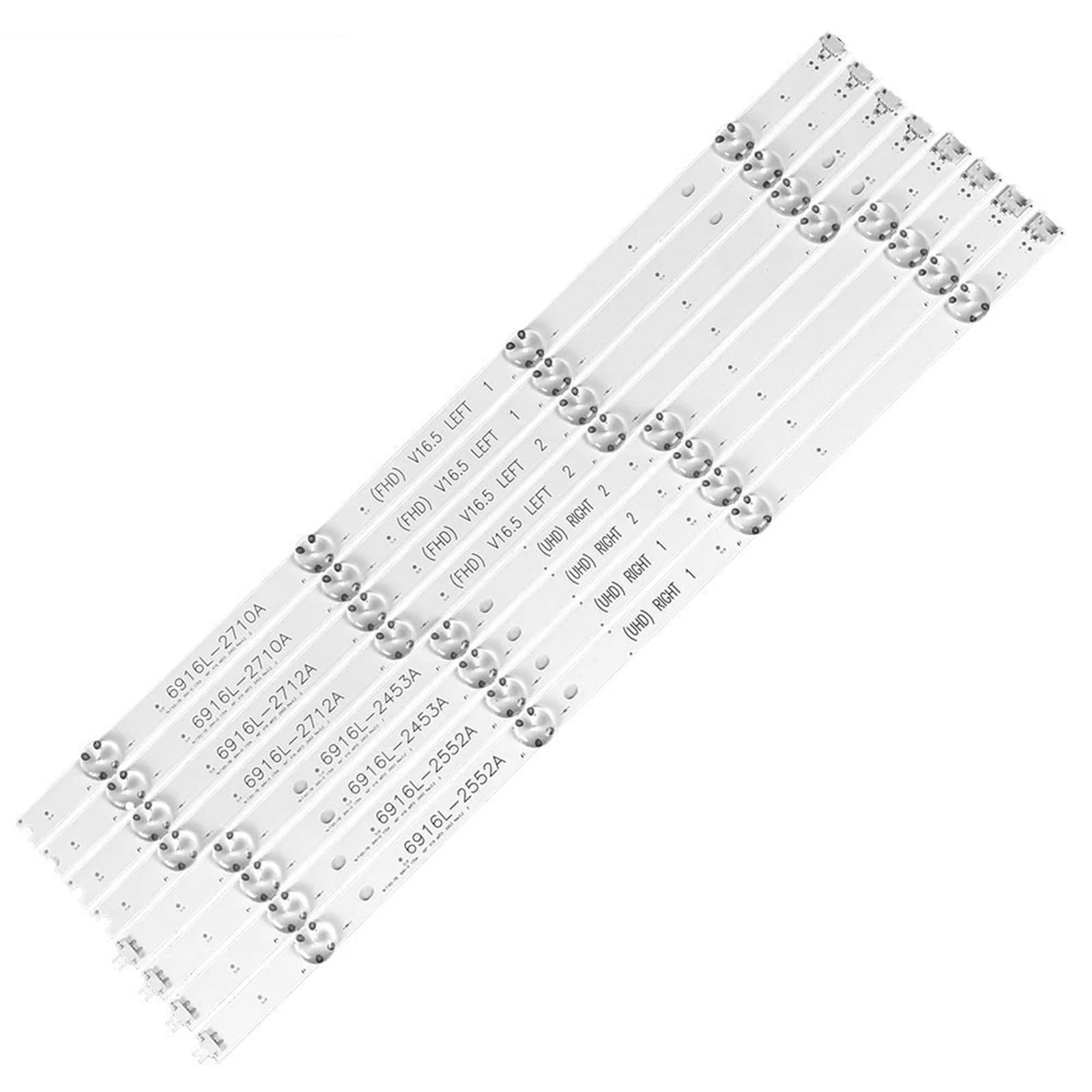 Tira de LED for iluminación trasera compatible con Fit For LG 49 pulgadas 49UH661V 49UH67IV 49H6500 49UH6507 49UH6509 49UH650 49UH676V 49UH6800