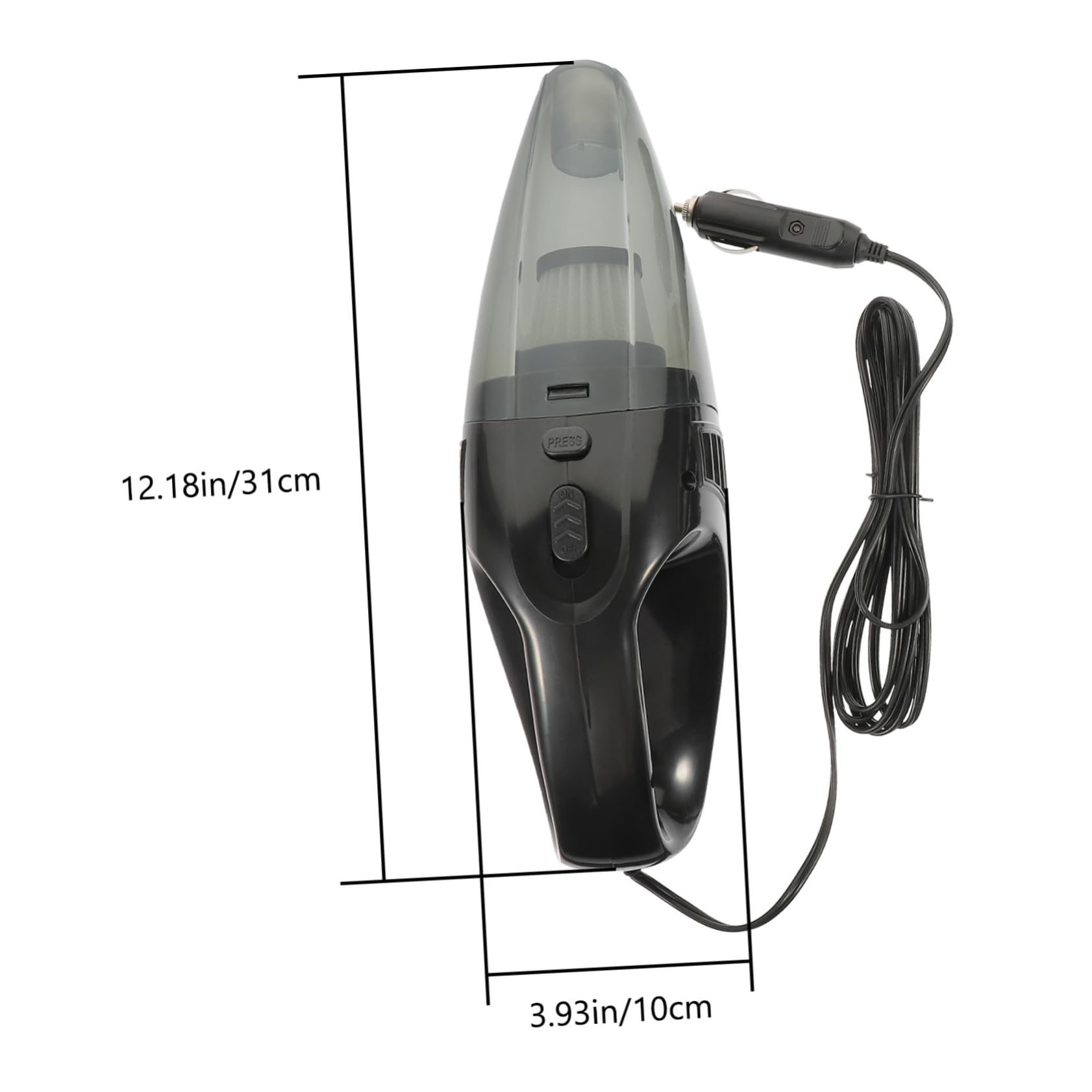Aspiradora De Coche Portátil Limpiador De Coche Seco y Húmedo Colector De Polvo De Doble Uso para Limpieza Automática