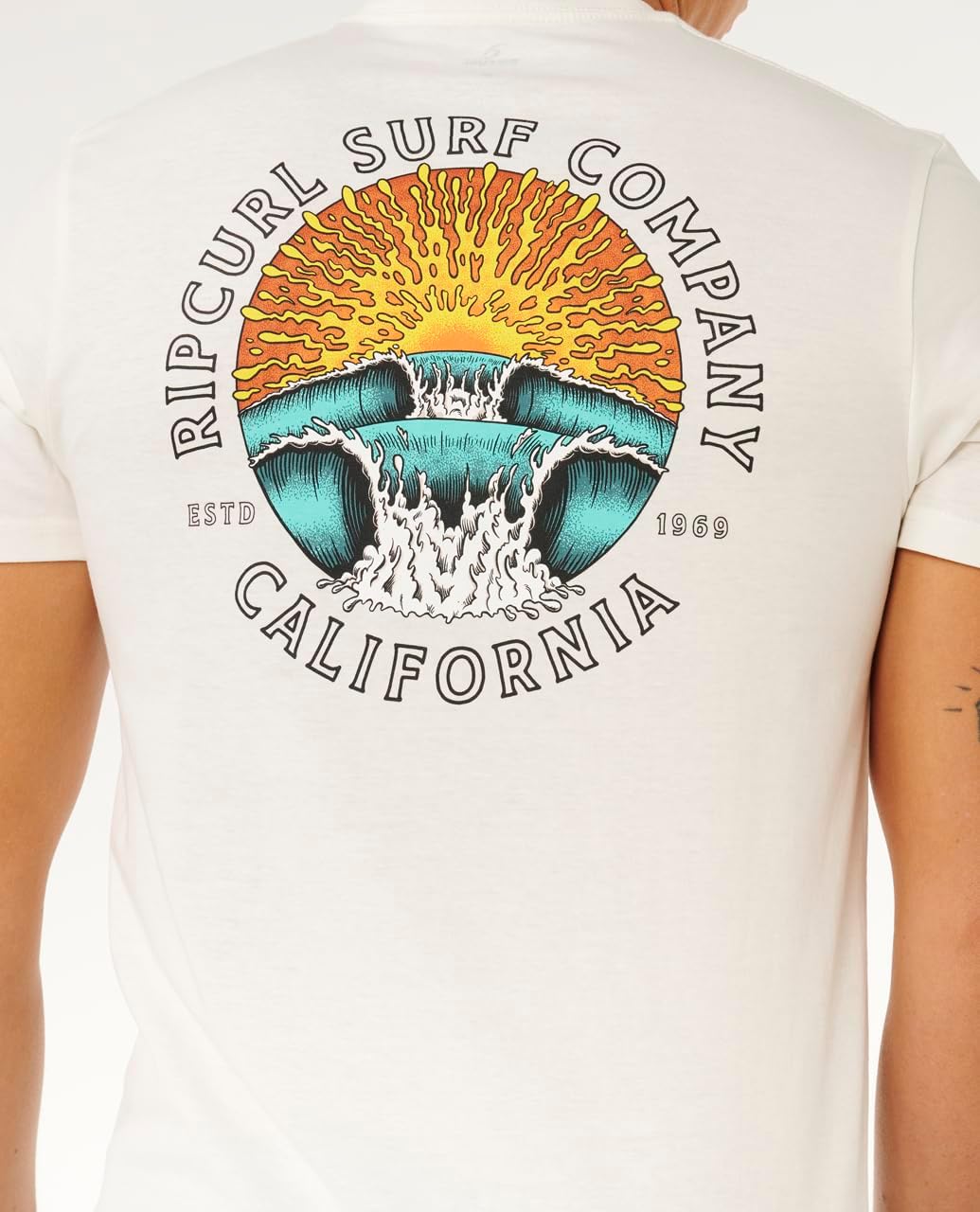 Rip Curl Men's Destination Short Sleeve Crew Neck T-Shirt, Standard Fit