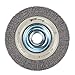 Forney 72897 Wire Bench Wheel Brush, Industrial Pro Crimped with 1/2-Inch Through 2-Inch Multi Arbor, 8-Inch-by-.012-Inch