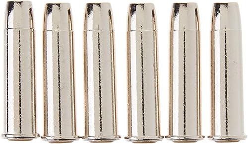 Miniatura 2 de Umarex Colt Peacemaker Revolver Single Action Army Six-Shooter Pistola de aire calibre .177, cápsulas de pellets de repuesto, plata (paquete de 6)