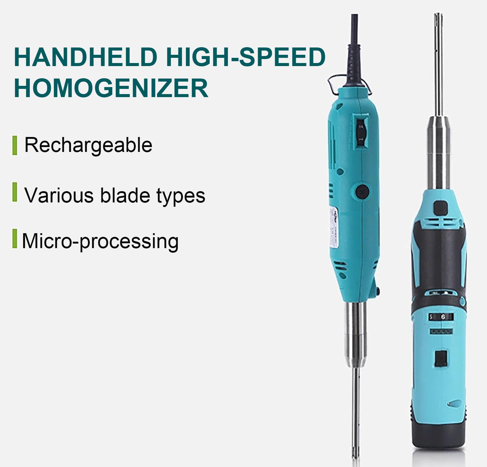 Homogeneizador De Tejido Celular De Laboratorio Ajustable De 6 Velocidades, Homogeneizador Dispersor De Alta Velocidad, Mezclador Triturador De Tejido Celular