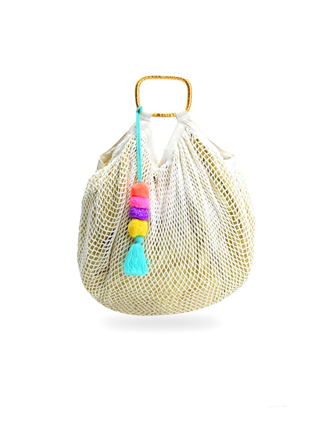 Boho Girl Organic Cotton Net Tote Bags | Jet Set Fish Net Hand Held Bag for Women (B0BSLNGMND) Amazon Price History, Amazon Price Tracker