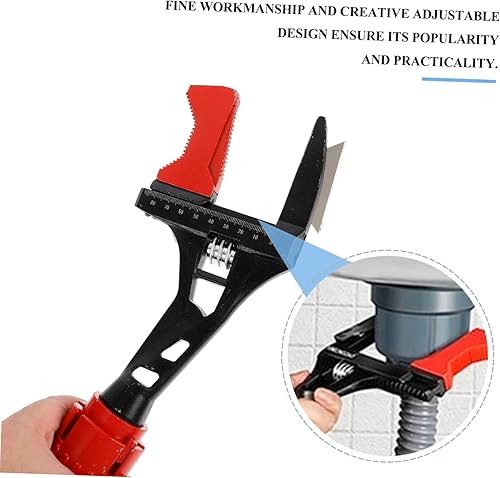 Miniatura 4 de Uonlytech 1 Unidades Llave de fregadero Llave Spud ajustable Herramientas de mano resistentes Llave de mantenimiento ajustable Multiherramientas