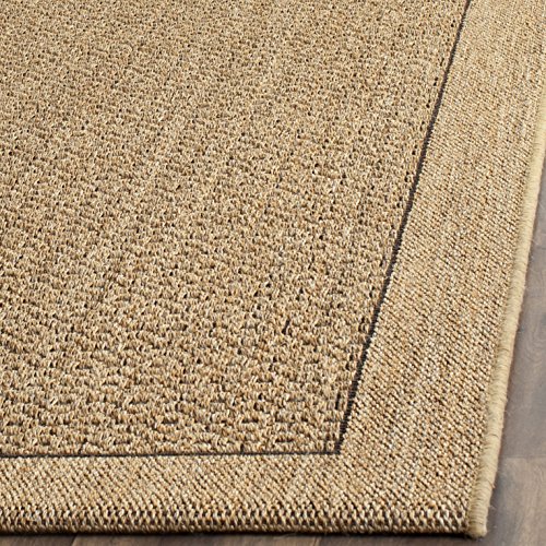 Tapete decorativo rectangular SAFAVIEH 2' x 3' natural sisal miniatura 2