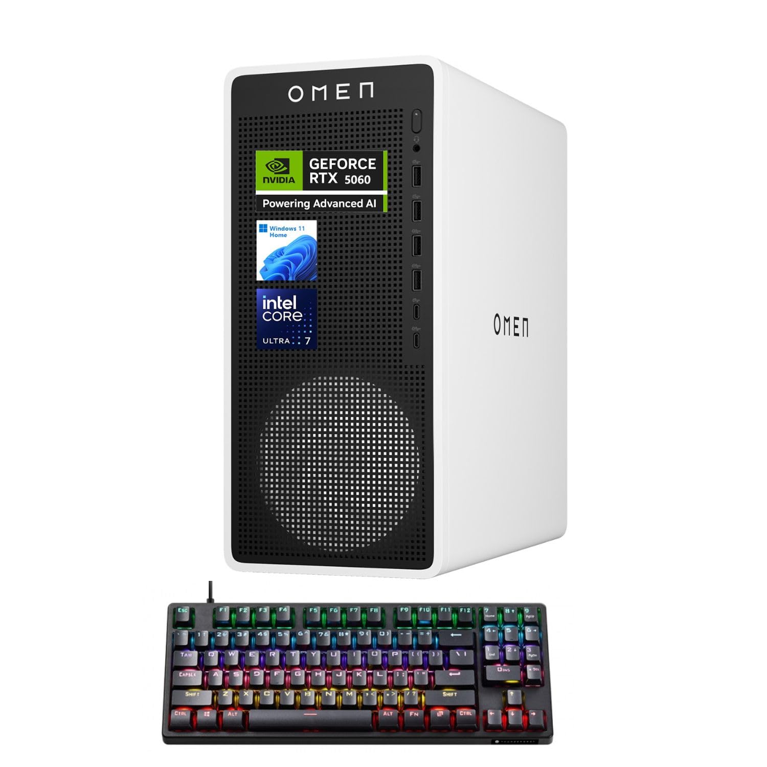 Amazon.com: PCONLINE HP Omen 16L TG03 RTX 5060 Gaming Desktop
