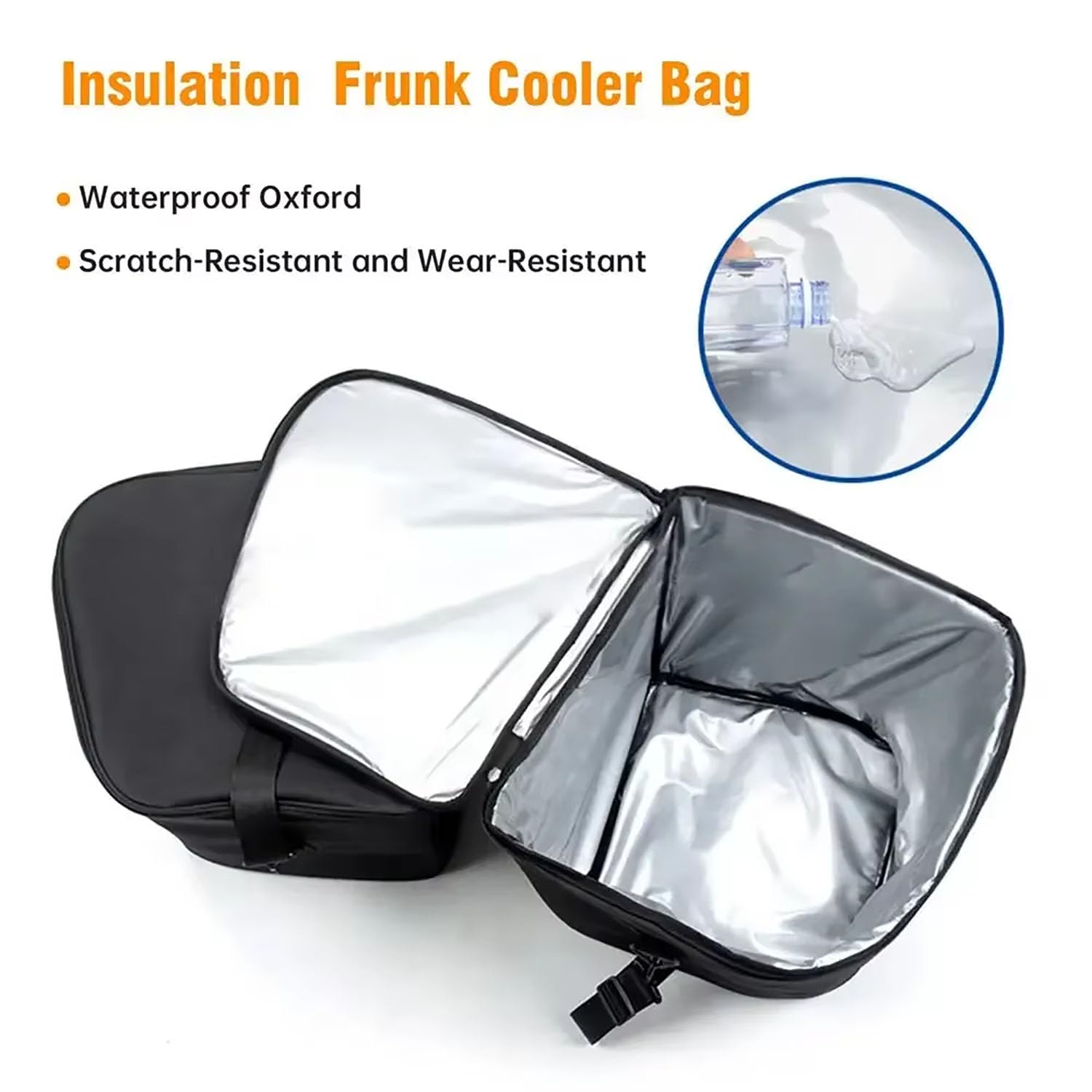 per Tesla Model Y Juniper 2025 2026 Frunk Cooler Organizer Borsa Isolante per Bagagliaio Anteriore Esterno