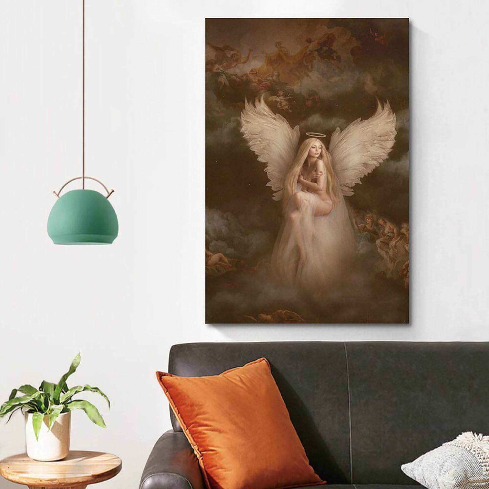 Amazon.co.jp: 美しい天使のレトロなアート ポスター ポスター装飾絵画