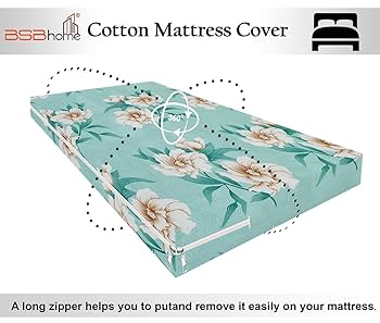 Buy BSB HOME Premium Cotton Printed Mattress Cover/Protector