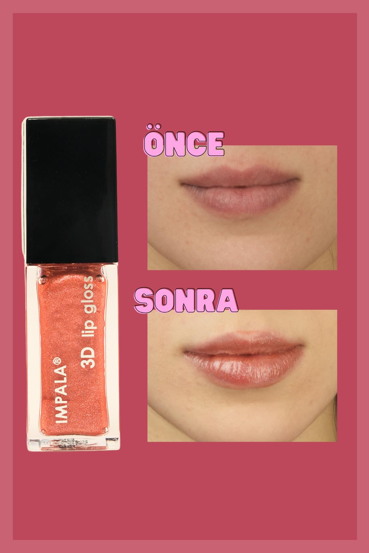 Impala 3D Lip Gloss Dudak Parlatıcı No:102
