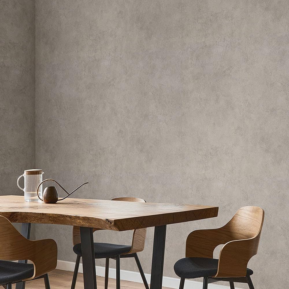 Amazon | 壁紙屋本舗 壁紙 のりなし クロス コンクリート 灰色