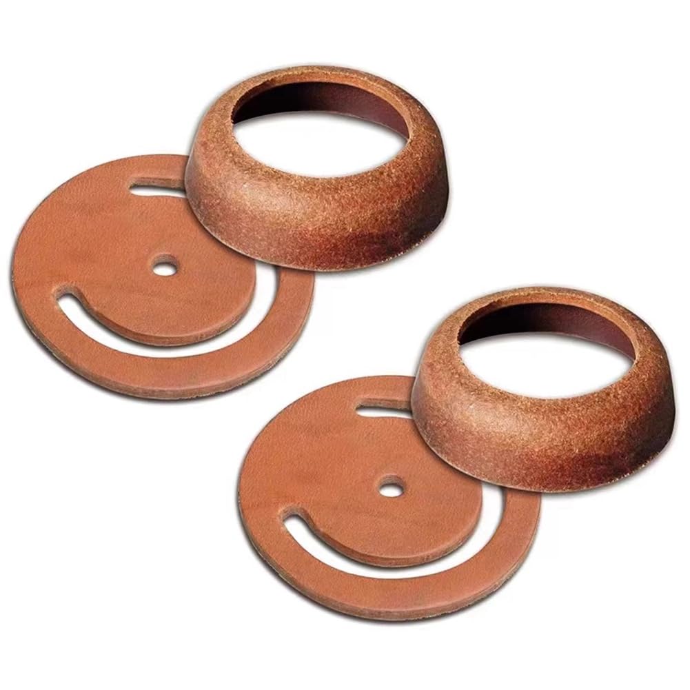 Nxyupv 2 Sets Leather Pitcher Pump Repair Kit Leather Lower Valve Leather Cup Pitcher Pump Well Kit Water Pump Accessories For Spout Hand Presses