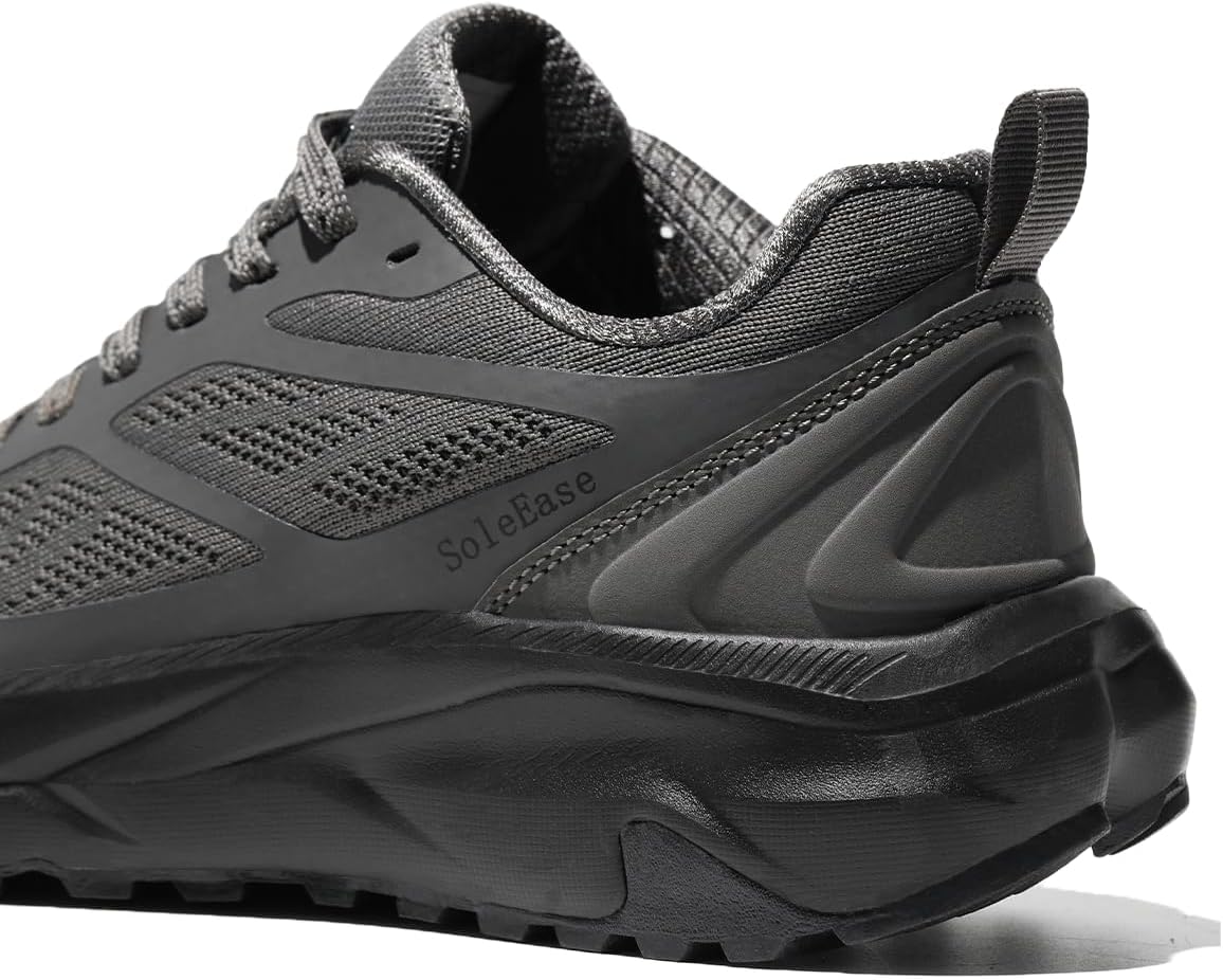 Wide Toe Box Shoes for Men, Lightweight Non Slip Walking Sneakers with Barefoot Feel, Breathable Trail Gym Shoes - Image 5