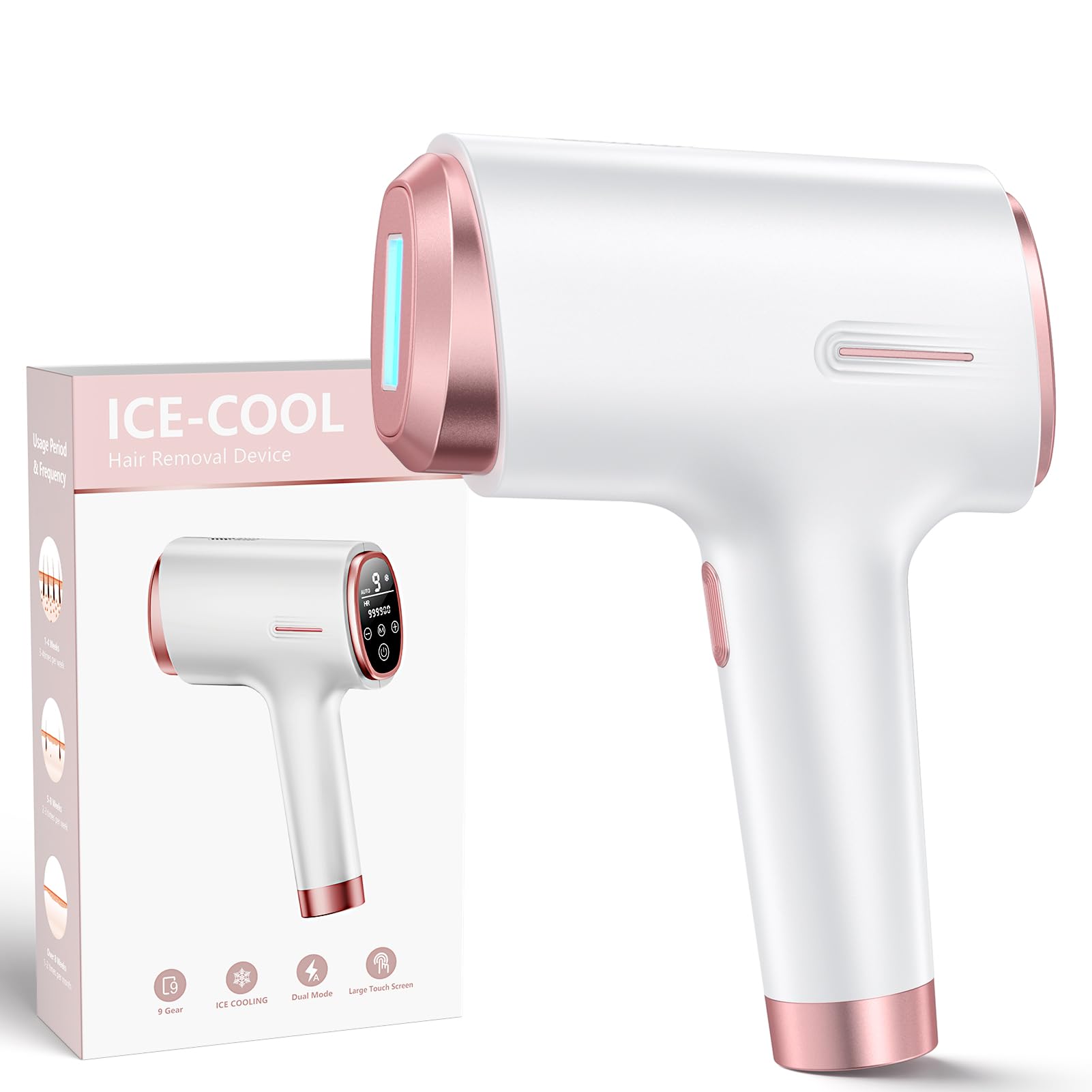 Amazon.com: Finequin Laser Hair Removal for Women & Men, 45°F Ice