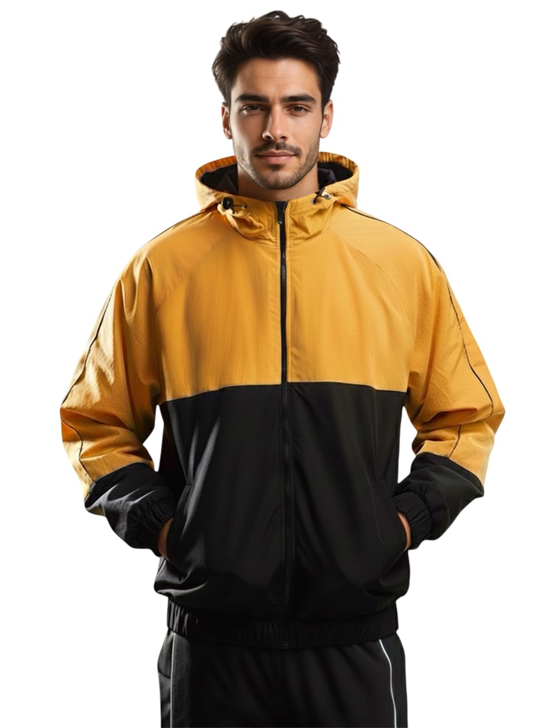 chkokko Sunscreen Jacket for Men Windcheater Hooded Zipper Sports Jacket | UV Protection | Sun Protective | Lightweight Water Resistant | Riding Biker | Outdoor Travel Gym Running-picture-13