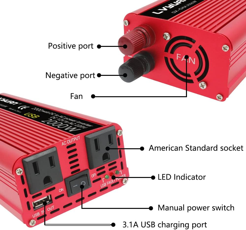 Best Car Power Inverter For 2022 47 OFF