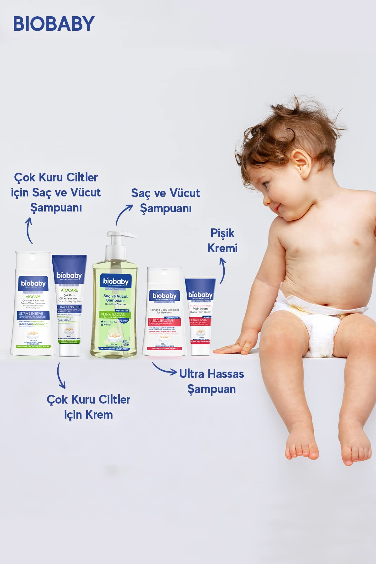 BioBaby Atopik Ciltler İçin 100 ml Bakım Kremi