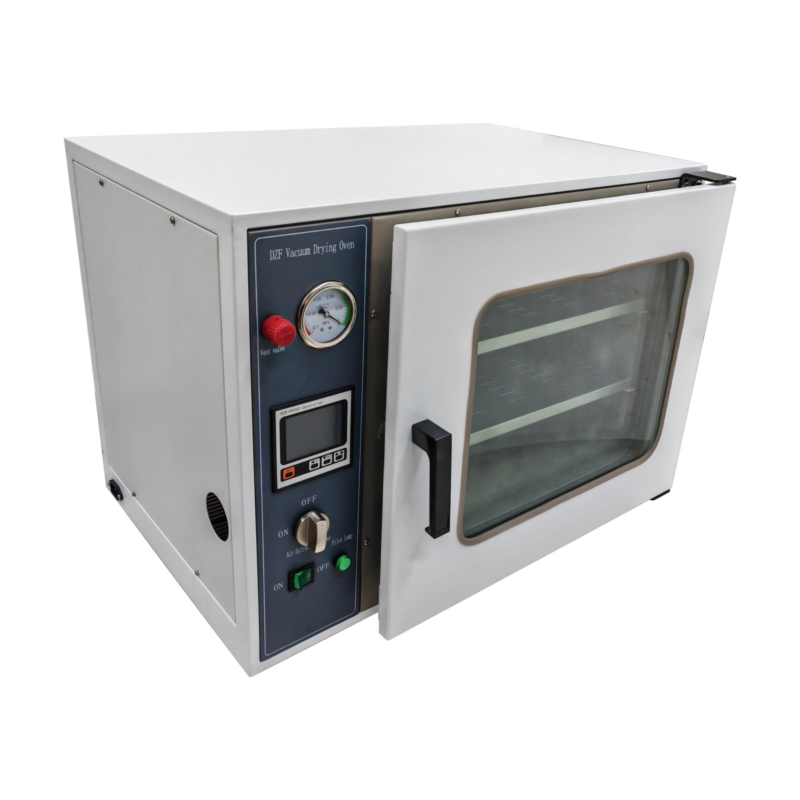 BEILOCKERY 1.9 Cu Ft Digital Vacuum Drying Oven 304 Stainless Steel Industrial Laboratory Vacuum Drying Chamber Temperature Control 2 Layers 110V