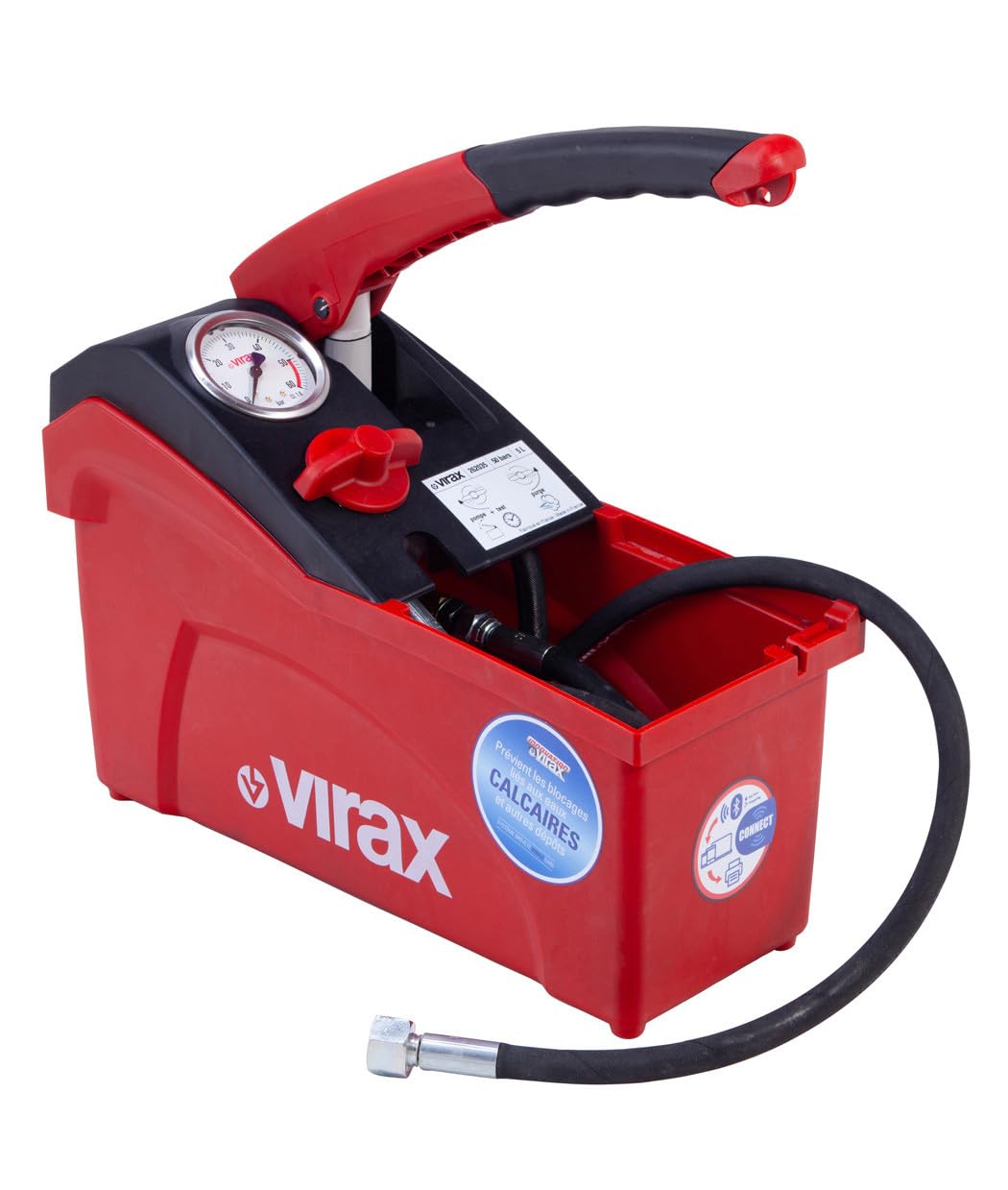 Pompe Epreuve Manuelle Connect 50 Bars 5L Virax