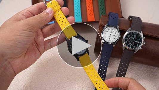 Amazon.com: TACTICAL FROG FKM Rubber Watch Strap Fast-Release