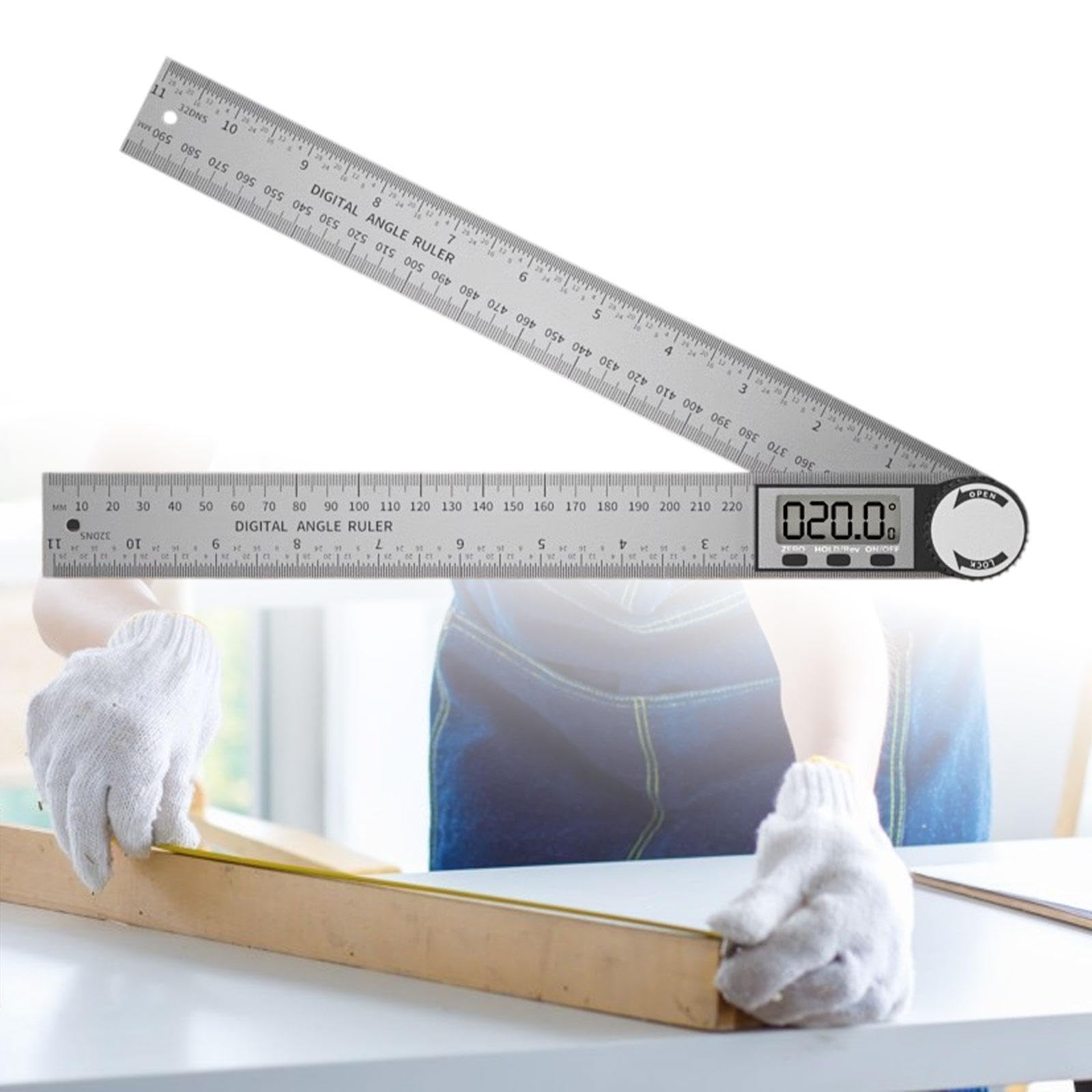 Generic 3V Digital Angle for Precision Measurement, 300 mm Scale