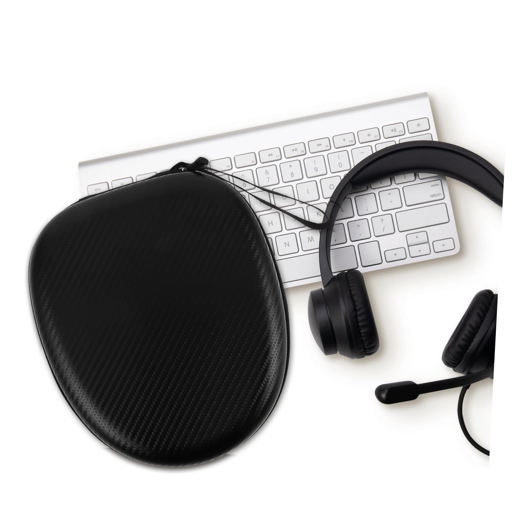 Custodia Organizer Per Cuffie Portatile Borsa Leggera Per Auricolari e Cavi Dati Custodia Da Viaggio Per Dispositivi Elettronici Per Stoccaggio e Trasporto