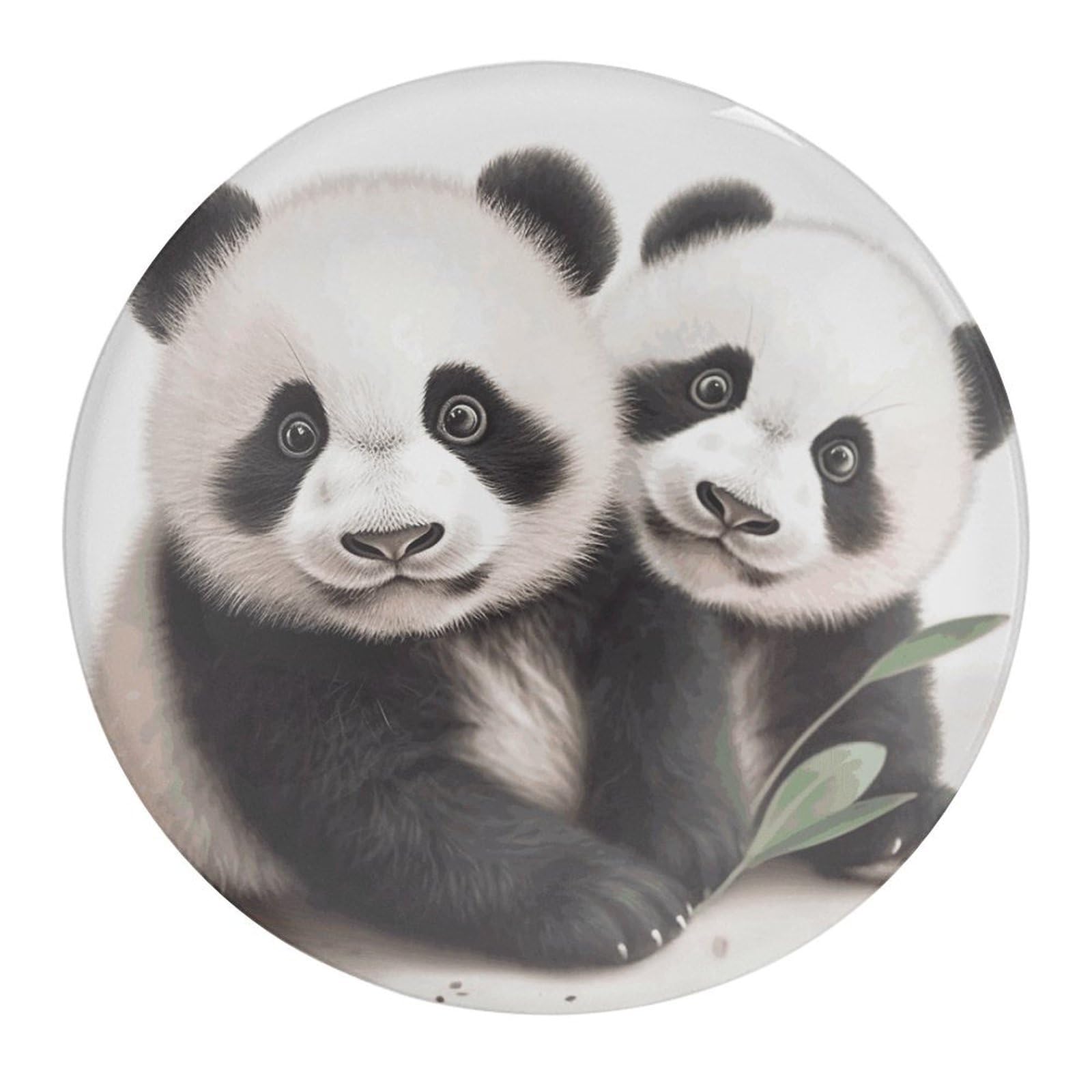 Fekiloot Style Pandas Refrigerator Magnet Fridge Magnet4 Pcs
