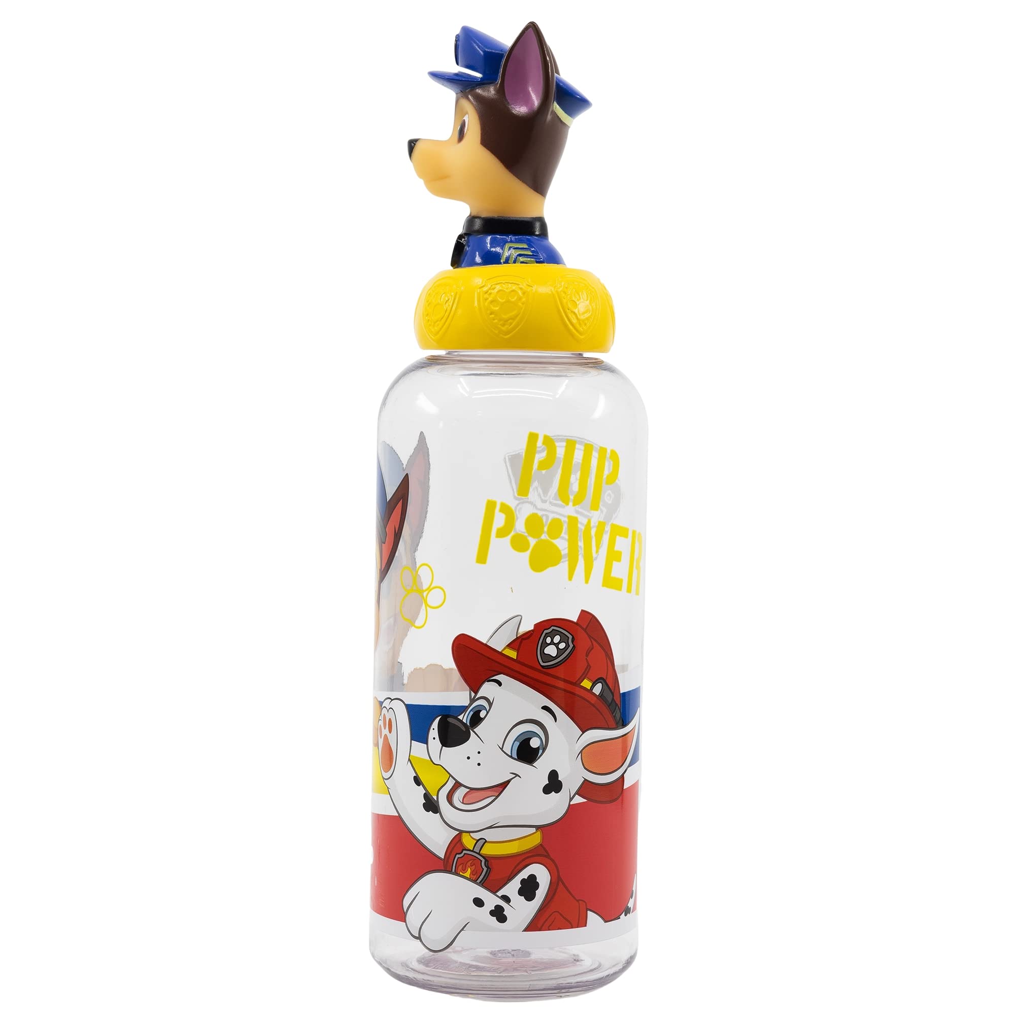 Stor Paw Patrol Pup Power 3D Figurine Bottle 560 Ml For Kids |