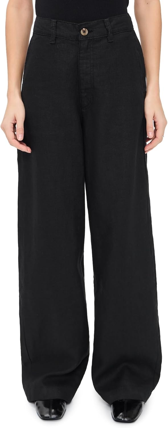DL1961 Women's Taylor Relaxed Linen Trousers
