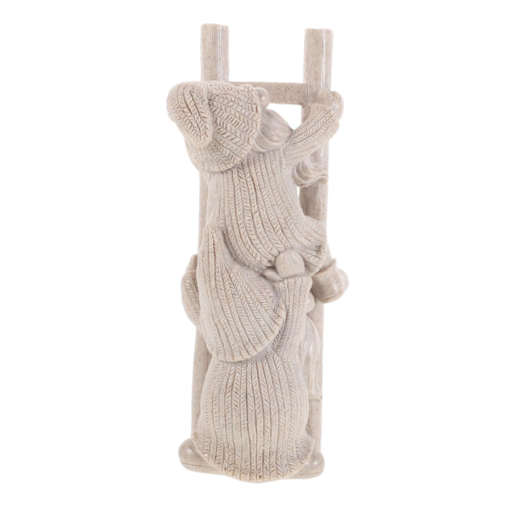 Abaodam Statue de GNOME Grimpeur en Résine, Décor de Noël pour Jardin
