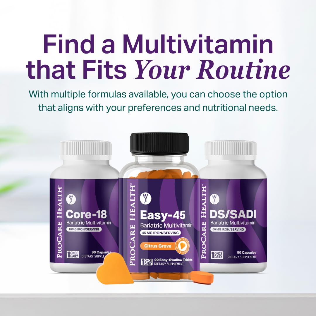 Core-45 Bariatric Multivitamin | 45mg Iron | Capsule | 30ct — Amazon image 9