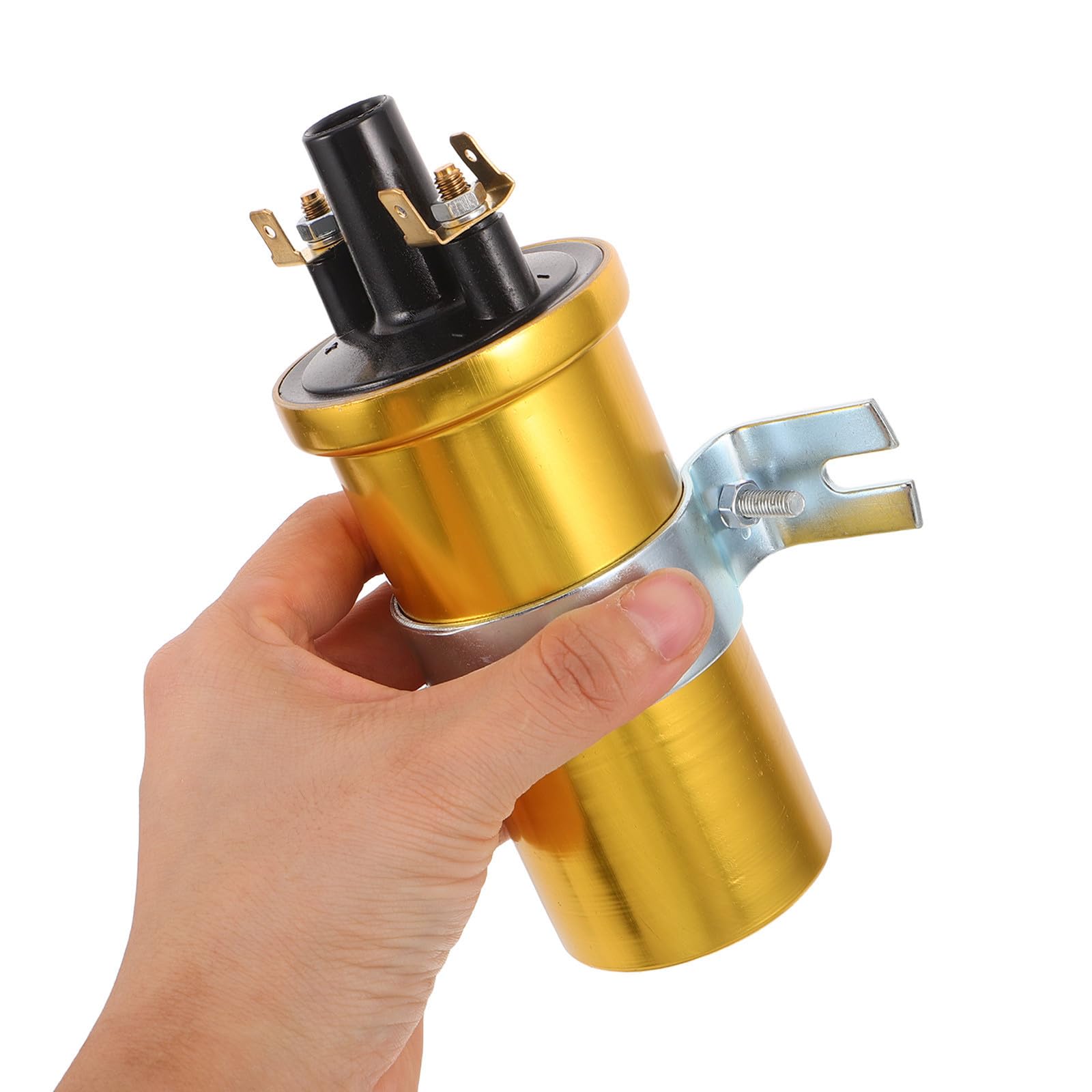 SECFOU Bobina di Accensione 12V a Bagno d'Olio in Metallo DLB105 per Motori Diesel Veicoli Pesanti e Auto