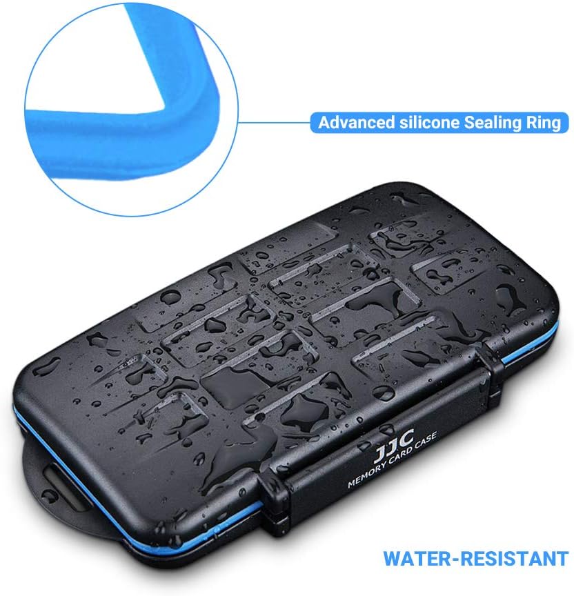 36 Slots SD Card Case Micro SD Card Case CF Card Holder Memory Card Holder Storage for 18 Micro SD Card, 12 SD SDXC SDHC Card, 6 CF Card