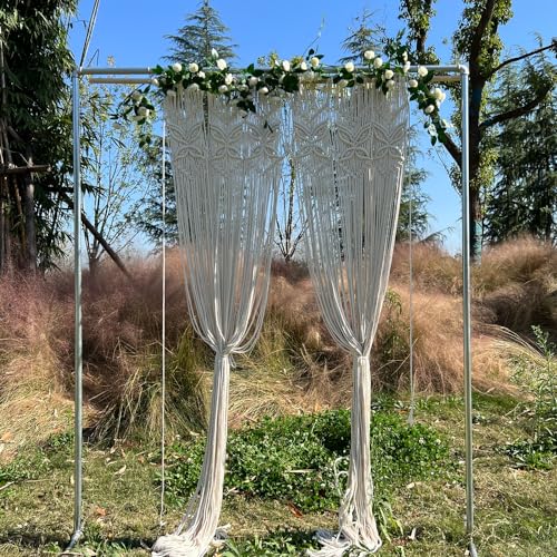 M MANUAL Boho Cortinas de porta macramê para pendurar na parede tapeçaria tecida macramê doméstico t