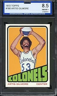 1972-73 TOPPS #180 ARTIS GILMORE ISA 8.5 (RC) HOF