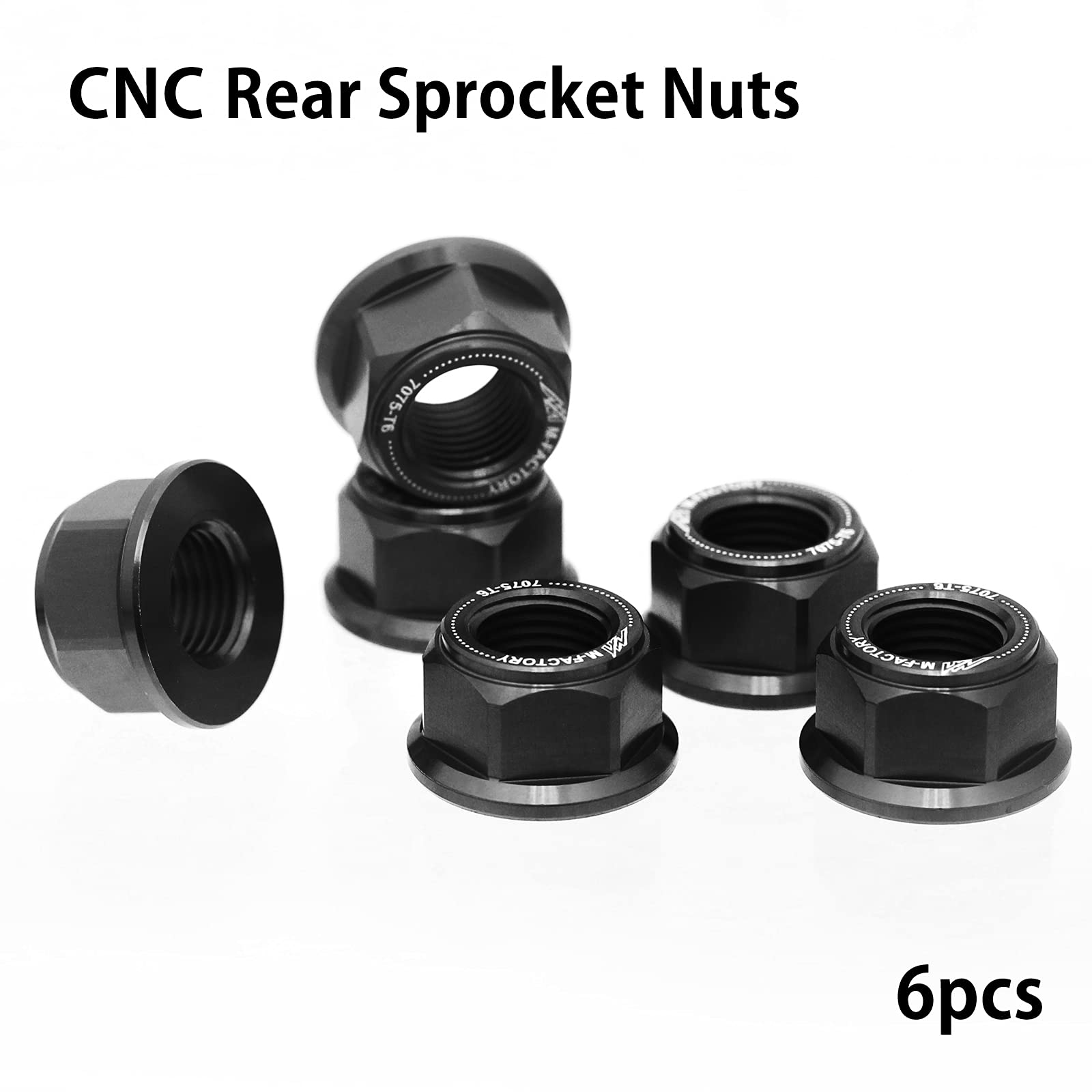 Amazon.com: MC MOTOPARTS M10 Rear Wheel Sprocket Nuts Compatible