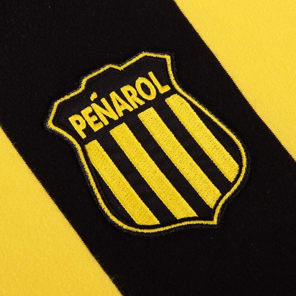 COPA - Maglia retrò - Calcio - Uomo - CA Penarol 1987 - Giallo - 50% Cotone – 50% Poliestere