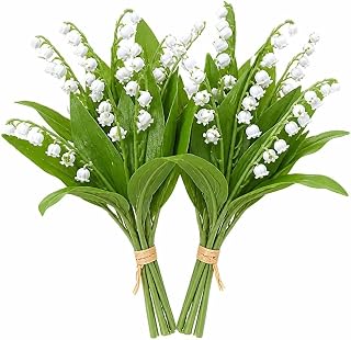 Twelve artificial lily of the valley stems