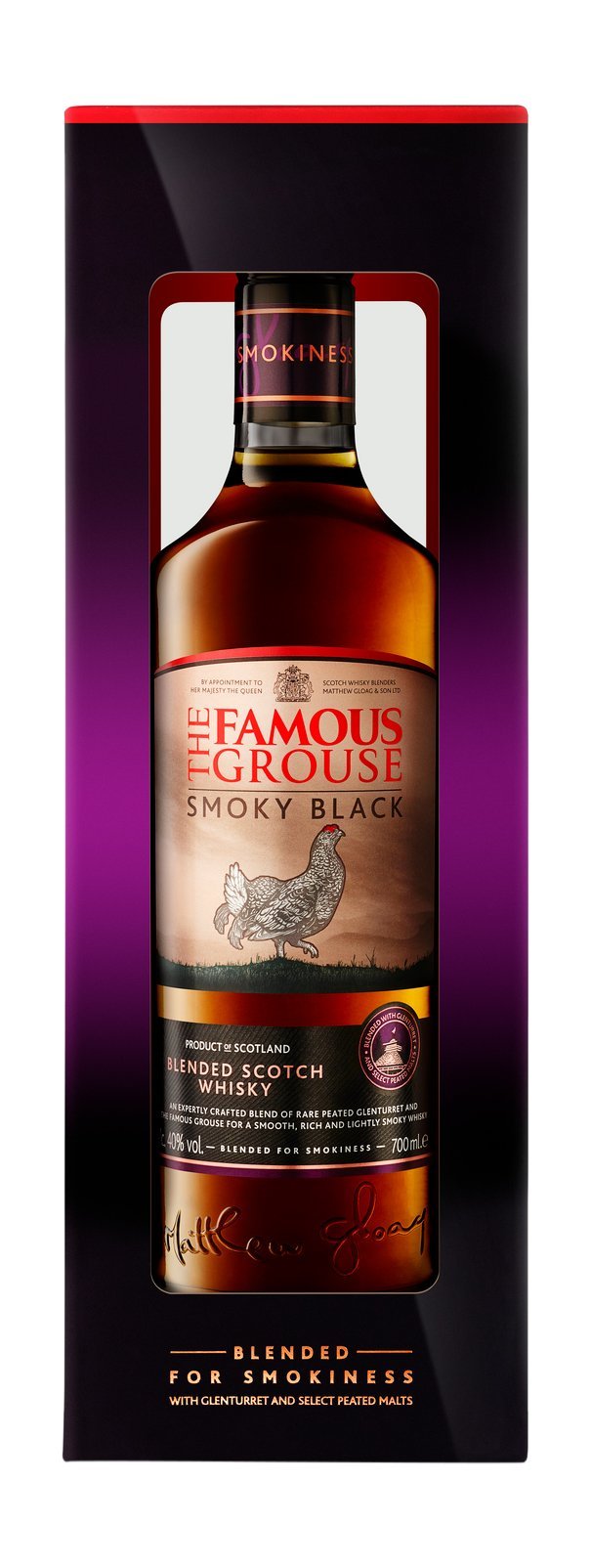 The Famous Grouse Smoky Black Blended Scotch Whisky (1 x 0.7 l)